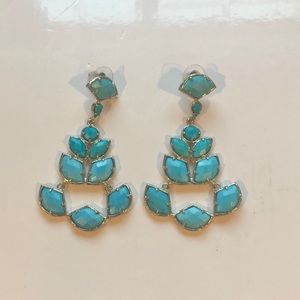 Kendra Scott Daphiney Earrings Turquoise *RARE*